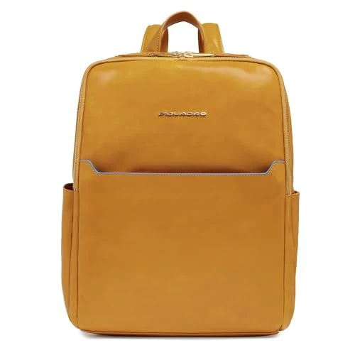 Oferta limitada: Piquadro – Mochila de cuero para mujer – Compatible con iPadmini®, protección RFID, compacta y elegante – color amarillo de 360.00 € a 360.00 € (ahorro 0.00%)