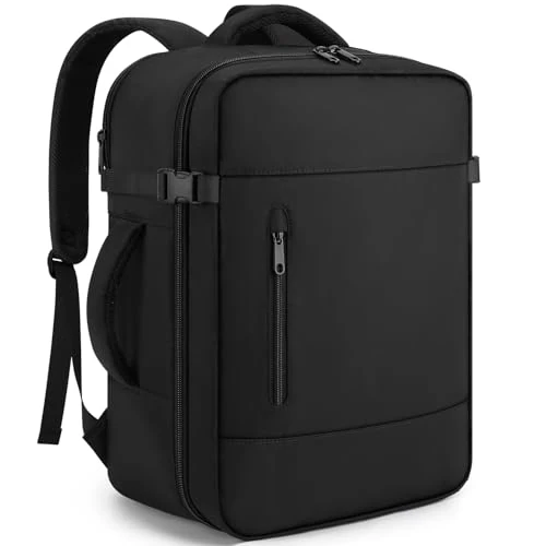 Offre limitée : ZOMFELT Bagage Cabine 40x30x20, Sac à Dos Voyage Cabine Avion 24L, Sac de Voyage 40x30x20 sous Le Siège pour Ryanair, Easyjet, Wizz Air, Sac à Dos Ordinateur 15.6 Pouces, Étanche, Noir de 27.99 € à 23.99 € (14% de remise)