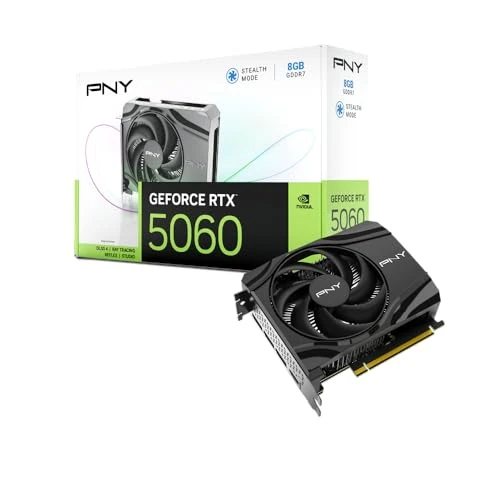 Offerta a tempo: PNY Nvidia Geforce Rtx 5060 8Gb Gddr7 Scheda Grafica 3840 Cuda Core 2280 Mhz Cor - 14% da 364.99 € a 314.76 €