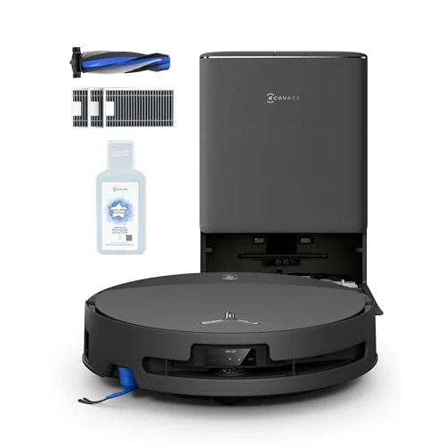 Offerta a tempo: ECOVACS DEEBOT T90 PRO OMNI Robot aspirapolvere lavapavimenti Kit di manutenzione, 30.000 Pa, ricarica PowerBoost, OZMO ROLLER 3.0, include spazzola extra, filtri e soluzione detergente, nero - 6% da 849.00 € a 799.00 €