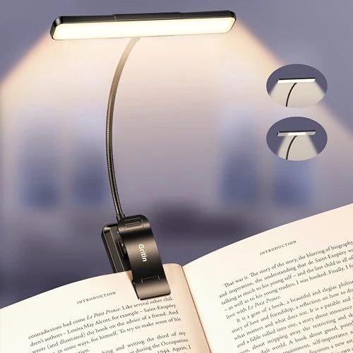 Limited-time offer: Gritin 2026 Gen 2 Book Light for Reading- 32 Eye Caring Full Spectrum LED from $9.99 to $8.99 (save 10%)
