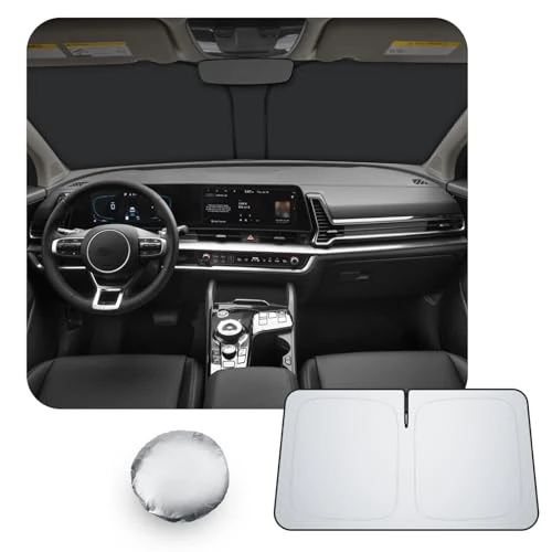 Limited-time offer: [Upgrade] CDEFG Compatible with Kia Sportage NQ5 2022-2025 2026 Sun Protection Covers Front Windscreen Parasol Front Baffle Windscreen Car Sun Visor Accessories from 30.44 £ to 30.44 £ (save 0.00%)
