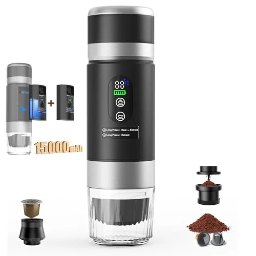 Innopower Mini Battery Coffee Machine with 2 Batteries