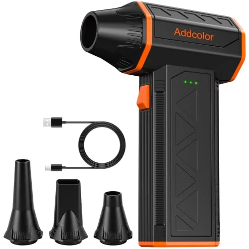 Offerta a tempo: ADDCOLOR Soffiatore Portatile,Soffiatore Aria Compressa Elettrico - 35% da 35.99 € a 23.46 €