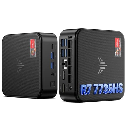 Offerta a tempo: NiPoGi E3B Mini PC АMD Ryzen 7 7735HS W-11 Pro(8C/16T, fino a 4,75 GHz),24GB LPDDR5 5500 MT/s 512GB M.2 NVMe SSD Mini Computer,4K Triplo Display DP+HDMI+Type-C,WiFi 6/BT5.2/LAN per Negocio/Oficina - 0.00% da 599.99 € a 599.99 €