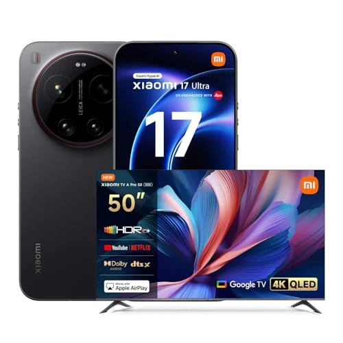 XIAOMI 17 Ultra 16+512 Black with QLED 50"A Pro TV