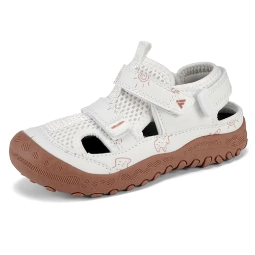 Oferta limitada: Mishansha Sandalias de Senderismo Niño Niña Deportivas, Blanco 26 de 33.99 € a 17.99 € (ahorro 47%)