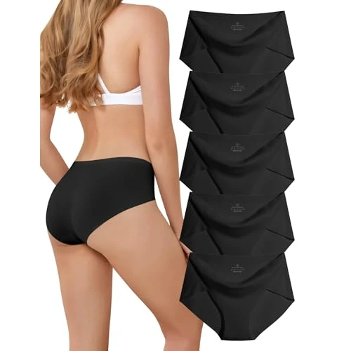 Oferta limitada: Memouniva Bragas sin Costuras Mujer Culotte Invisible Braguitas Mujer Ropa Interior Cómodas Elástico Pack de 5 de 7.99 € a 7.99 € (ahorro 0.00%)