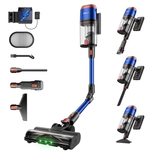 Offerta a tempo: SmartAI V15 Ultra Aspirapolvere Senza Fili, 58 kPa, 600 W, 75 Min, 1,8 L - 19% da 169.99 € a 137.17 €