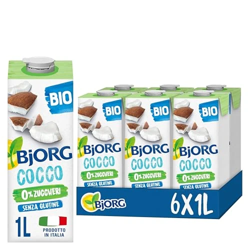 Offerta a tempo: BJORG Bevanda di Cocco 0% Zuccheri Biologica 6x1L - 15% da 17.94 € a 15.20 €