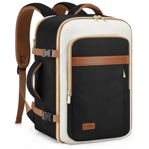 Offerta a tempo: ETRONIK Zaino Ryanair 40X30X20, 24L Zaino Da Viaggio Con Tasca Umida, Bagaglio A Mano 40X30X20 Per Ryanair Easyjet ITA Airways & Volotea, Zaino PC Impermeabile Per 15 PC Portatile Per Donna Uomo - 23% da 29.99 € a 23.13 €