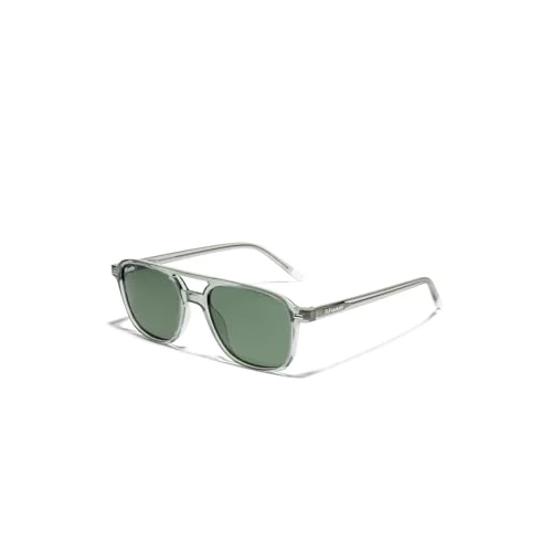 D.Franklin - Unisex sunglasses with UV protection lenses - Polarized - Jackson-square-shiny model, Green 17