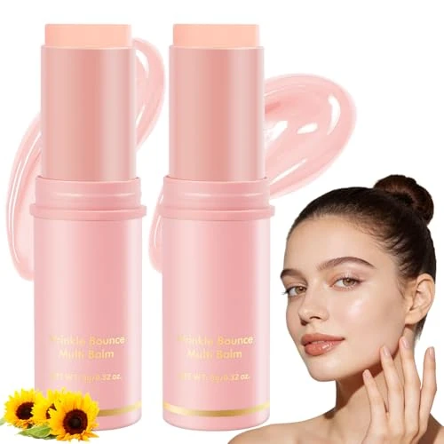 Oferta limitada: Aomig Barra de Bálsamo Multiusos Hidratante Wrinkle Bounce, 2pcs 9g/0.32 oz. Barra Hidratante de ColáGeno, Wrinkle Moisturizing Balm, Apto para Ojos, Cuello y Rostro de 7.59 € a 6.83 € (ahorro 10%)