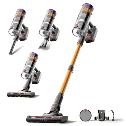 Oferta limitada: Lefant V1 Aspirador Sin Cable 60 KPa,Potente,Filtración de 5 Capas,Amarillo de 200.00 € a 99.99 € (ahorro 50%)
