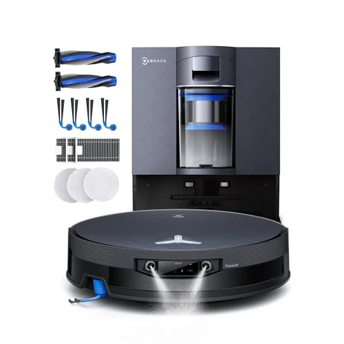 Offerta a tempo: ECOVACS X12 OMNICYCLONE Care Complete Robot aspirapolvere lavapavimenti, BLAST e 22.000 Pa, FocusJet anti-macchie, PowerBoost ultrarapido, OZMO ROLLER 3.0, rullo esteso, PureCyclone 2.0 - 33% da 1499.00 € a 999.00 €