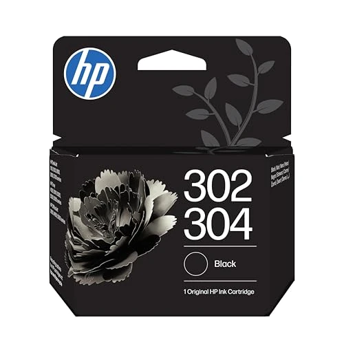 Offerta a tempo: HP 302/304 Nero, B7RT7AE, Cartuccia Originale da 120 Pagine, Compatibile con Stampanti serie DeskJet 1110, 2130, 2600, 3630, 3700, ENVY 4520, 5010, 5020, 5030, 5050 e OfficeJet 3830, 4650, 5200 - 19% da 20.99 € a 16.99 €