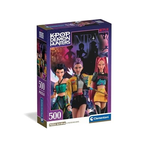 Zeitlich begrenztes Angebot: Clementoni Kpop Demon Hunters Puzzle 500 Teile Erwachsene - Puzzle Erwachsene in 49 x 36 cm - Puzzle Erwachsene anspruchsvoll von Clementoni 35626 von 11.20 € auf 11.20 € (0.00% Rabatt)