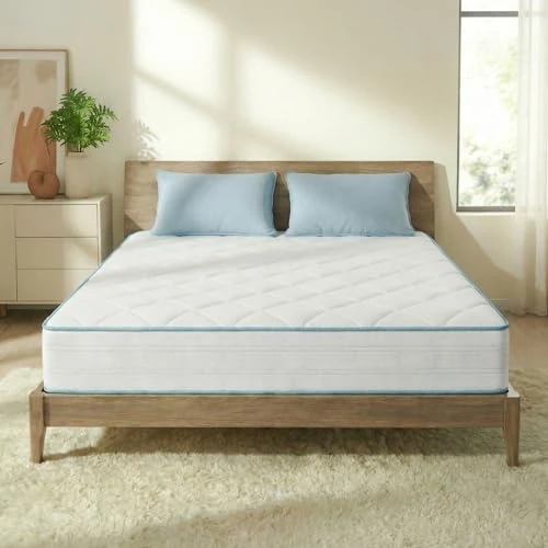 Offerta a tempo: Sleephome Materasso Matrimoniale 160x190 h 25 cm Molle Insacchettate e Memory Lite Vaniglia - Ortopedico, Sostegno Dinamico, Stabilità di Coppia - Made in Italy - 15% da 190.99 € a 162.99 €