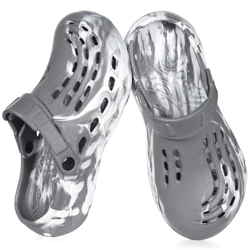 Offerta a tempo: Gaatpot Zoccoli e Sabot Uomo Donna Pantofole Estate, Grigio, 46/47EU - 36% da 35.99 € a 23.08 €
