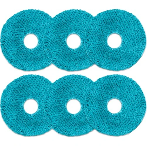 Zeitlich begrenztes Angebot: Cecotec 6er-Pack rotierende Wischmopps für Conga X100 Saugroboter. Original Zubehör, hochsaugfähige Ersatzmopps für die gründliche feuchte Bodenreinigung, waschbar, wiederverwendbar und langlebig von 29.90 € auf 29.90 € (0.00%
