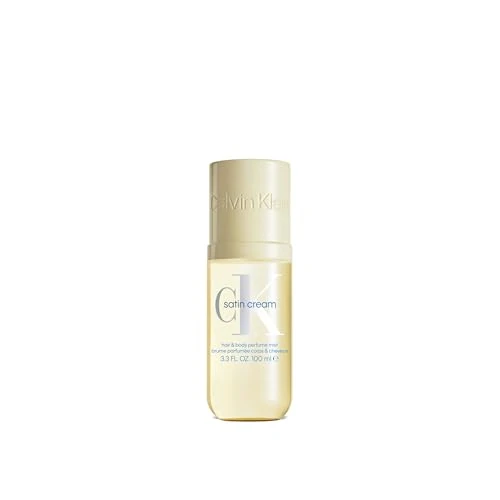 Limited-time offer: Calvin Klein Satin Cream Unisex Hair & Body Perfume Mist, Creamy Vanilla With Notes of Amber and Musk from 20.00 £ to 20.00 £ (save 0.00%)