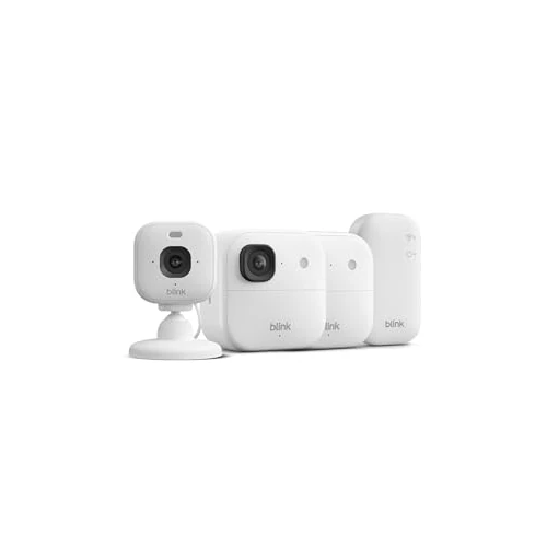 Offerta a tempo: Videocamera esterna 2K+ (ultimo modello) + Videocamera Mini 2K+ (ultimo modello) - videocamera di sicurezza smart senza fili, risoluzione video 2K, audio ottimizzato. Sistema da 2 videocamera, Bianco - 72% da 224.98 € a 62.99 €