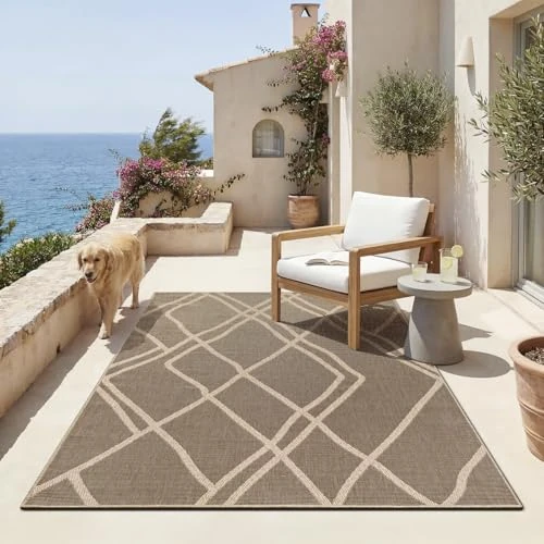 Oferta limitowana: the carpet Mistra wytrzymały dywan nowoczesny, trwały i łatwy w pielęgnacji, do użytku wewnątrz i na zewnątrz, do salonu, idealny do kuchni, korytarza i szklarni, płaski materiał, czarny, 120 cm x 170 z 557.99 zł na 92.33 zł (oszczędź 8