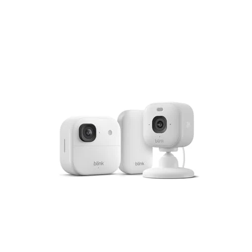 Offerta a tempo: Videocamera esterna 2K+ (ultimo modello) + Videocamera Mini 2K+ (ultimo modello) - videocamera di sicurezza smart senza fili, risoluzione video 2K, audio ottimizzato. Sistema da 1 videocamera, Bianco - 52% da 144.98 € a 69.99 €