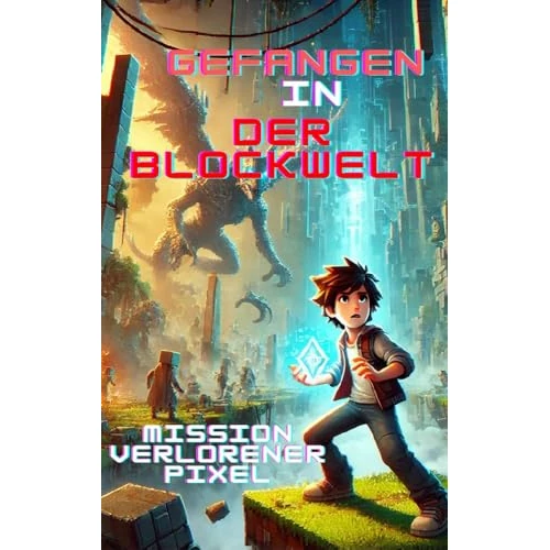 Gefangen in der Blockwelt: Mission Verlorener Pixel (Die Blockwelt 1) (German Edition)