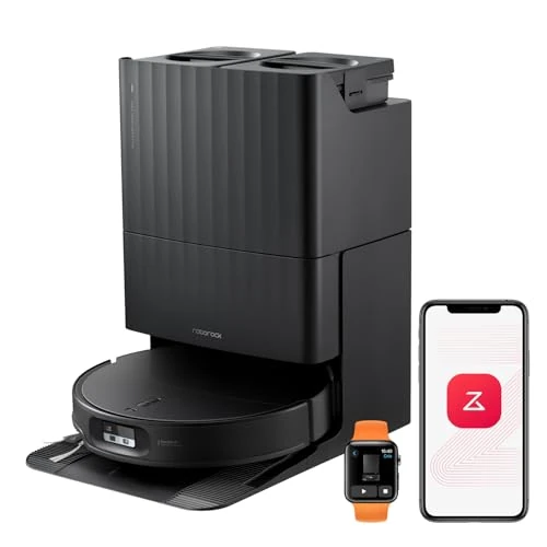 Offre limitée : roborock Qrevo Edge 2 Aspirateur Robot Laveur, 25 000 Pa, Lavage des Serpillières à l'eau Chaude à 80°C, Évite 280+ Obstacles, Système Anti-enchevêtrement, 7,98cm Mince,Technologie FlexiArm, Noir de 889.99 € à 889.99 € (0.00% de remise)