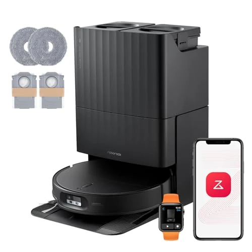 Zeitlich begrenztes Angebot: roborock Qrevo Edge 2 Set Saugroboter mit Wischfunktion&Hebarem Wischmopp, 25.000 Pa, Anti-Tangle, ultraflach 7,98 cm, 80 °C Heißwasser-Moppwäsche, FlexiArm-Technologie, AI-Hinderniserkennung(Schwarz) von 899.99 € auf 899.99 €