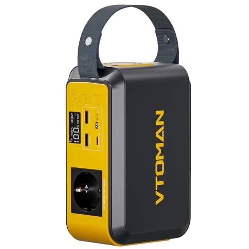Offerta a tempo: VTOMAN Jump 100 Centrale Elettrica Portatile 100W/89.6Wh - Generatore Solare, Batteria LiFePO4, Presa e PD 65W Ricarica Rapida,Piccolo e leggero per ampeggio, viaggio a piedi - 0.00% da 99.00 € a 99.00 €