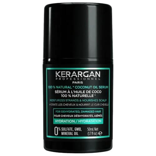 Offerta a tempo: KERARGAN - Siero Capillare all'Olio di Cocco Idratante Anticrespo - 50ml - 46% da 18.95 € a 10.15 €