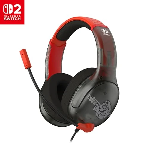 Offerta a tempo: Turtle Beach Airlite Fit Mario Star Cuffie da gioco con cavo - Con licenza ufficiale per Nintendo Switch 2, Nintendo Switch, Resistenti, Leggere - 12% da 28.30 € a 24.99 €