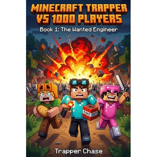 Minecraft Trapper vs 1000 Players: Book 1: The Wanted Engineer. An Unofficial Minecraft Adventure about Funny Series about Redstone, Pranks, and Surviving the Mob (English Edition)