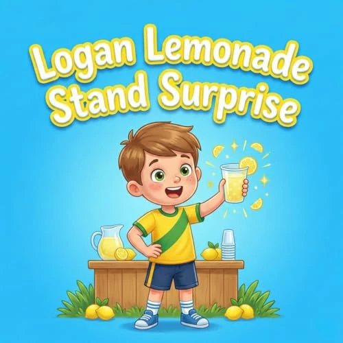 Logan Lemonade Stand Surprise: A Children’s Book About Earning Money, Hard Work and Helping the Neighborhood Ages 6–10 (English Edition)