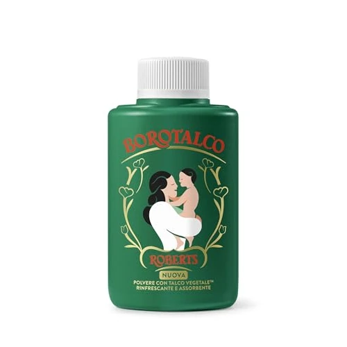 Offerta a tempo: Borotalco, Polvere con Talco Vegetale, Azione Rinfrescante e Assorbente, per Pelli Sensibili, Formula 100% Vegetale, Profumo di Borotalco, Dermatologicamente Testato, Barattolo 140 g - 38% da 4.99 € a 3.08 €