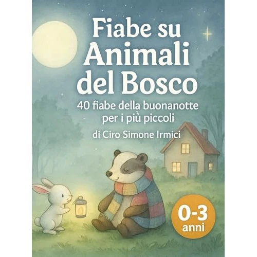 Fiabe su Animali del Bosco: Fiabe della Buonanotte illustrate in acquerello per bambini 0–3 anni (Fiabe Educative Illustrate (0–3 anni)) (Italian Edition)