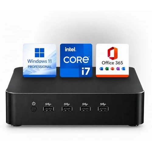 Zeitlich begrenztes Angebot: Mini PC 16GB DDR4 + 1000GB SSD, Mini Computer, Intel Core i7 (3.0GHz), Gigabit Ethernet, HD, Wi-Fi, BT Office 365 Desktop PC von 360.72 € auf 360.72 € (0.00% Rabatt)