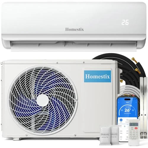 Offerta a tempo: Condizionatore 12000 Btu Inverter Monosplit,con Pompa di Calore,Raffreddamento/Riscaldamento,Deumidificazione e Ventilazione,Ultra Silenzioso,Telecomando e App,Timer 24h, Modalità Notte ed Eco - 32% da 589.99 € a 399.99 €