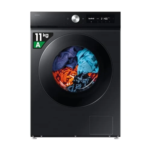 Offerta a tempo: Samsung Lavatrice Bespoke AI EcoDosatore F-WM117B94GB3M Libera installazione, 10 Kg, Wifi, Vapore, Carica Frontale, 3 Mesi Garanzia Extra, Corpo: Nero, Oblò: Nero, 60l x 85h x 55p cm - 9% da 734.99 € a 669.00 €