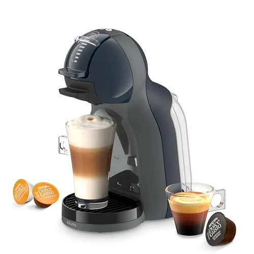 NESCAFÉ DOLCE GUSTO Krups Mini Me, Macchina per Caffè Espresso e Altre bevande in capsula, Automatica, Cosmic Grey e Anthrachite