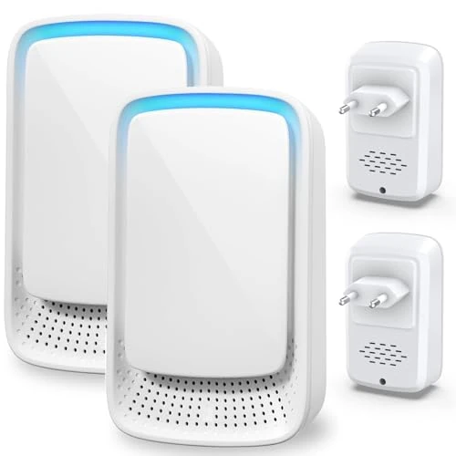 Offerta a tempo: Mini Purificatore d'Aria Ionico 2 Pezzi, Elimina Odori di Animali, Fumo e Polvere - Silenzioso, senza Filtri e di Facile Manutenzione - Ideale per Piccoli Spazi come Camera, Bagno, Cucina e Lettiera - 65% da 16.99 € a 5.99 €
