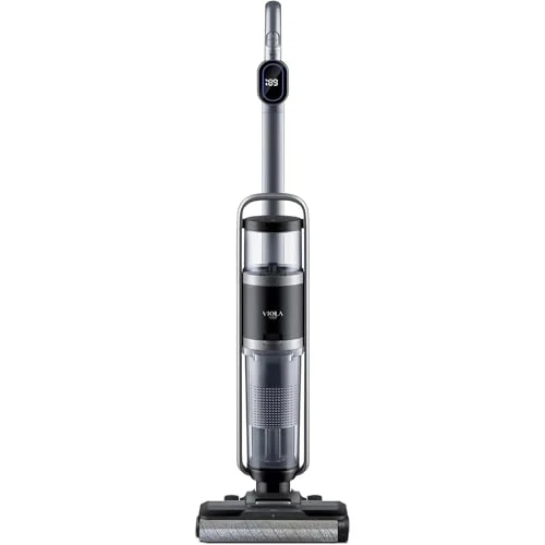 VIOLA Aspirapolvere Lavapavimenti Senza Fili, Lava, Aspira e Asciuga Pavimenti, Scopa Elettrica, Aspirapolvere senza Filo, Autonomia 40 min, Pulizia Peli Animali Domestici, Asciugatura e Lavaggio