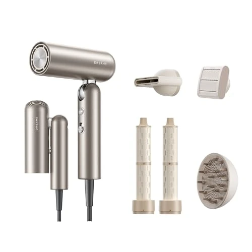 Offerta a tempo: DREAME Pocket Pro Asciugacapelli ad Alta Velocità, Pieghevole in 3 Forme, con Soli 300 g, Motore da 110,000 Giri/Minuto, 300 Milioni di Ioni Negativi/cm³, 57°C, Asciugatura 40s, 2026 Nuova Versione - 24% da 169.00 € a 129.00 €