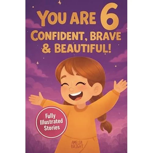 You Are 6 Confident, Brave & Beautiful: 20 Inspiring Stories for 6-Year-Old Girls To Quickly Build Confidence, Spark Kindness, and Enjoy Bedtime Reading ... for 6 Year Old Girls) (English Edition)