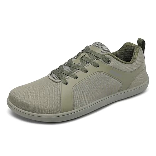 Offerta a tempo: SAGUARO Scarpe Barefoot Casual Uomo, Barefoot Shoes Punta Ampia, Scarpe a Piedi Nudi Minimalista Antiscivolo, Suola in Gomma Flessibile per Tempo Libero e Uso Urbano Scuola Viaggio Verde,Gr.46 - 41% da 45.99 € a 26.99 €