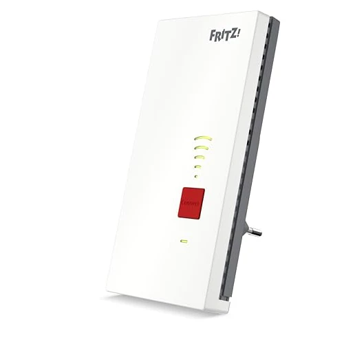 Offerta a tempo: FRITZ!Repeater 2700 (Wi-Fi 7 ultraveloce con velocità fino a 6.500 Mbit/s, portata WLAN ottimizzata, WLAN Mesh, configurazione semplice, massimo standard sicurezza con WPA3/2, versione international) - 19% da 138.64 € a 111.99 €