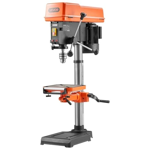 Offerta a tempo: VEVOR Trapano a Colonna da Banco 305 mm, Potenza Nominale 550 W, Piano di Lavoro Inclinabile, con Laser e Luce di Lavoro a LED, Velocità Variabile, Trapano a Colonna per Lavorazione del Legno - 0.00% da 378.50 € a 378.50 €