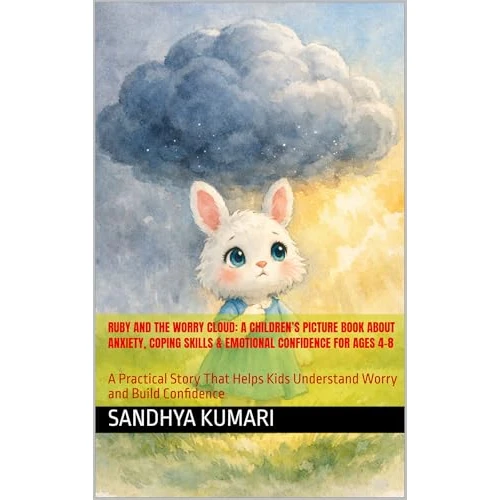 Ruby and the Worry Cloud: A Children’s Picture Book About Anxiety, Coping Skills & Emotional Confidence for Ages 4–8: A Practical Story That Helps Kids ... Books for Kids Ages 3–7 3) (English Edition)